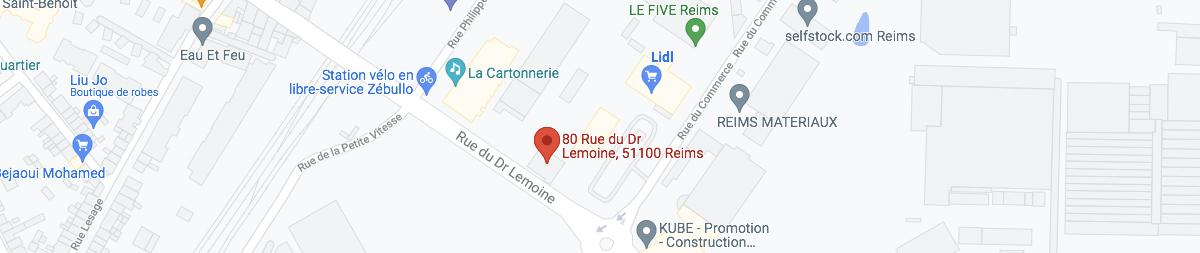 Map couvreur 51 Reims